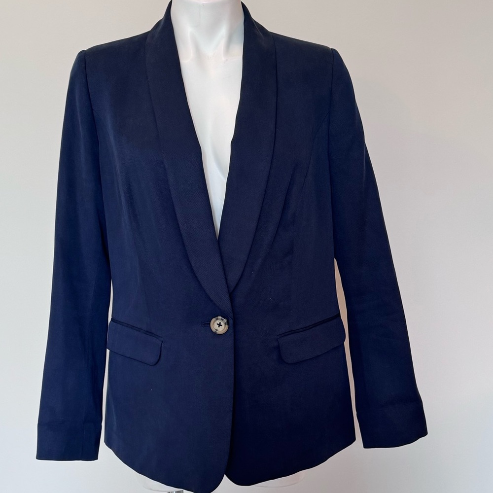 Boden Single Breast Navy Blazer Jacket - Picture 2 of 12